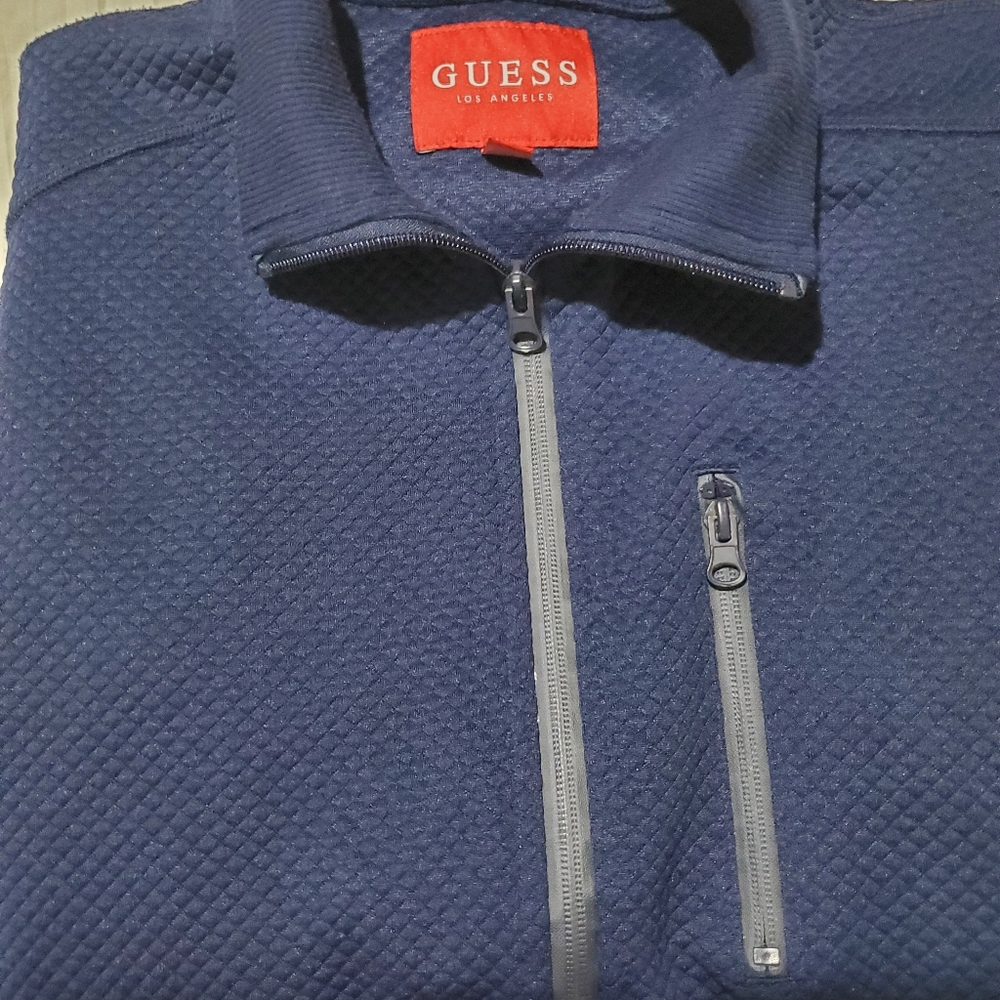 Guess Lightweight Zip Up Sweater